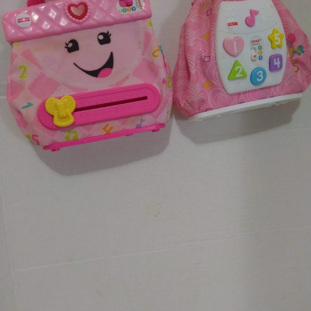 Fisher Price Smart Stages Singing Handbag Toy Bundle